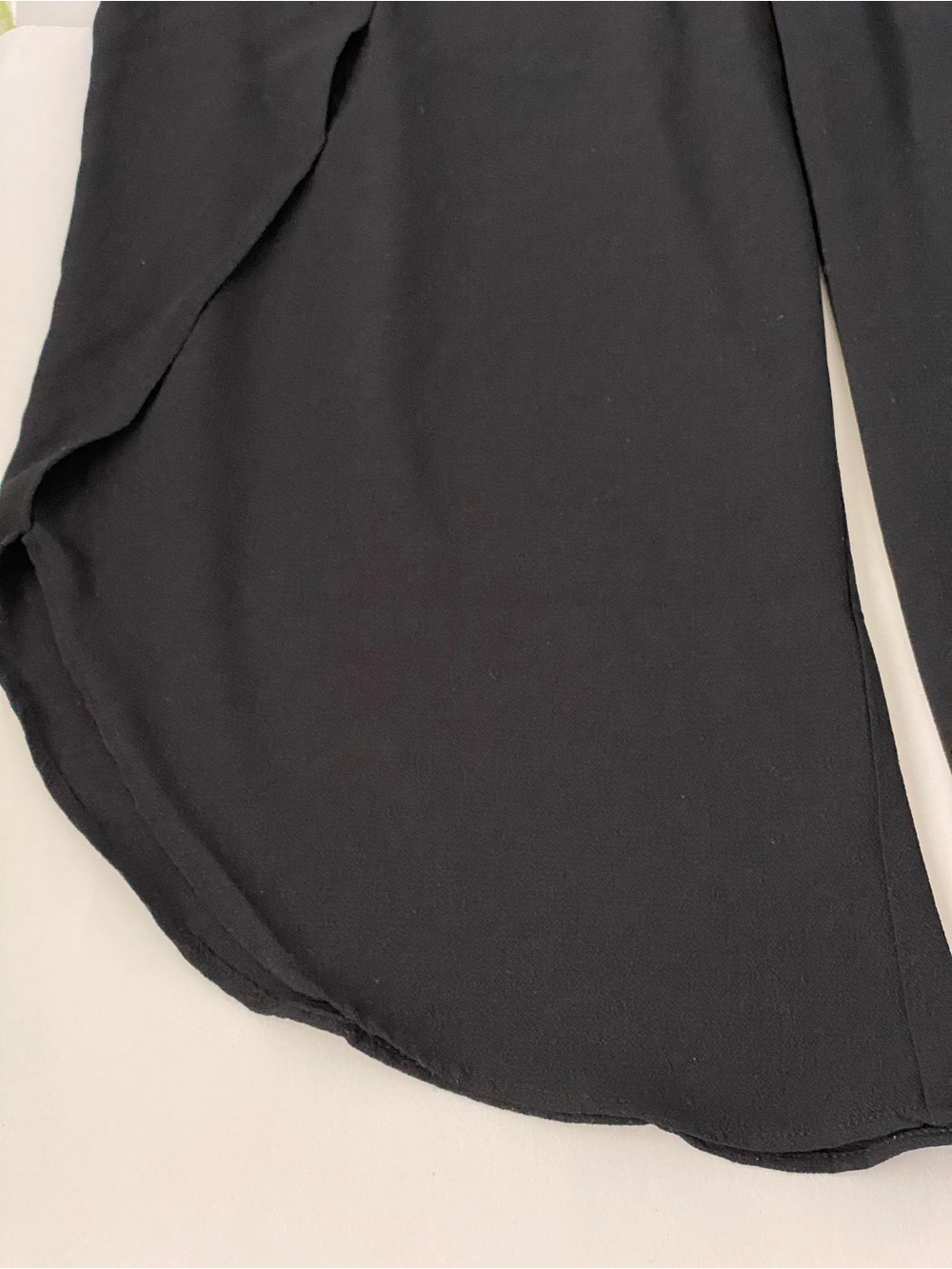 Cleo Black Elastic Waist Tulip Pants Size XL - Picture 5 of 12